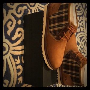 Men's UGG Neumel Plaid Suede Chukka Boot